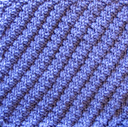 Diagonal rib